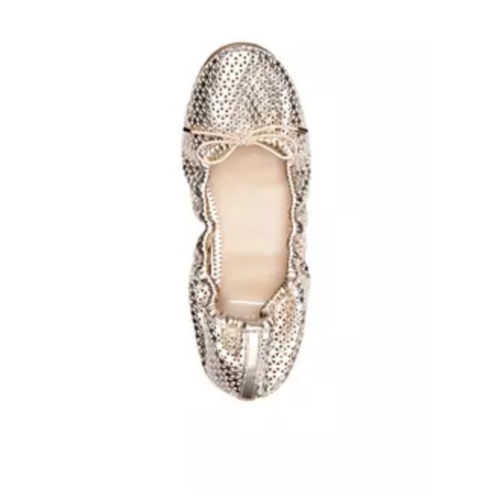 Kaari Blue Carly Perforated Flat